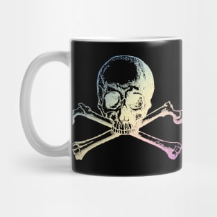 Pastel skull and crossbones Mug